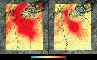 Illustration for article titled A Map of How Much Better US Air Quality Has Gotten in the Last Decade